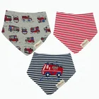 2018 High Quality cute unisex baby bandana drool bibs