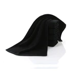Bleach Proof Salon Towel 16S 40x80cm Black Hair Towel for Beauty Salon