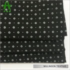 Mulinsen Textile Patterned Printed 40s Black And White Cotton Poplin Lightweight