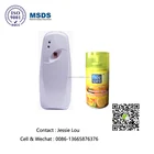 wall mounted automatic dispenser and aerosol air freshener pack
