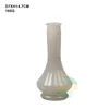 Wholesale colored small mouth clear glass flower vase home decor small vase glass