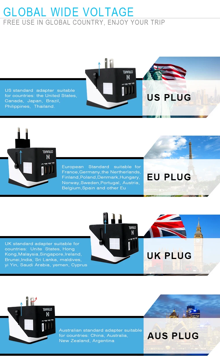 Universal popular gift usb type c adapter with 4 usb - ANKUX.COM