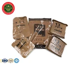 Compacted high energy food bar, emergency ration with spiced beef