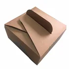 High grade wax coated paper cardboard lunch box for food packaging
