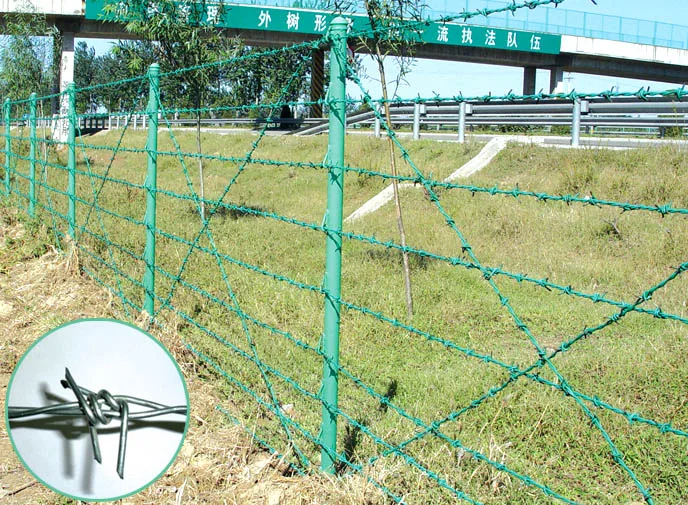 anti-theft barbed wire mesh roll price fence