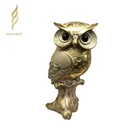 Handcraft resin owl statue for gifts and home decoration