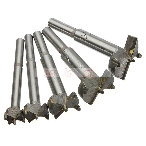 2015 Top Fashion Time-limited Taladro Brocas 3 Sets/lot _ 5pcs 15-35mm Professional Woodworking Drill Bits Set