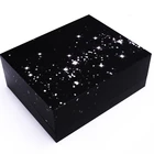 Luxury flip top cosmetics promotional box packaging LED light box