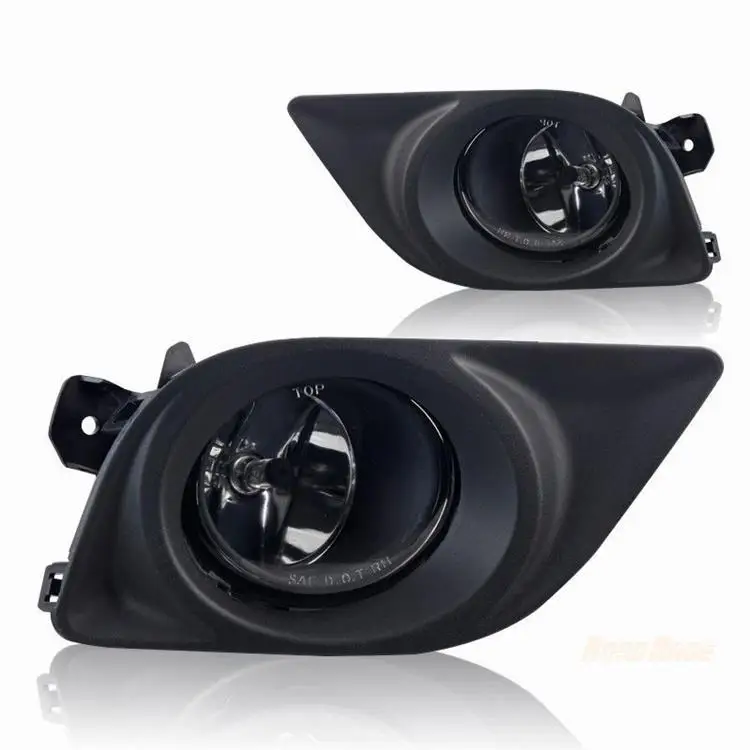 Clear Lens Black Housing Fog Lights Kit For Nissan Versa 4