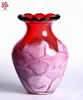 Modern Design Color Flower Pattern Vase Glass Murano