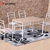 Free Sample Korean Folding Trestle Real Wood Extension 70 Detachable Modern Design Dining Table For Home