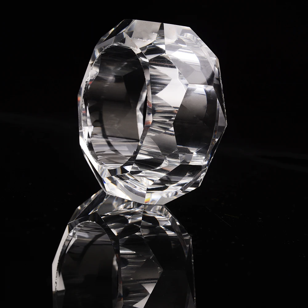 nice decorative glass bulk napkin ring for wedding,home,party