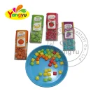 High Quality Mini Coloful Crispy Bubble Gum Fruity Flavor Chewing Gum