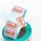 custom glossy waterproof product labels stickers for Canada market