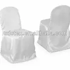 Polyester Chair Seat Cover Satin Fabric