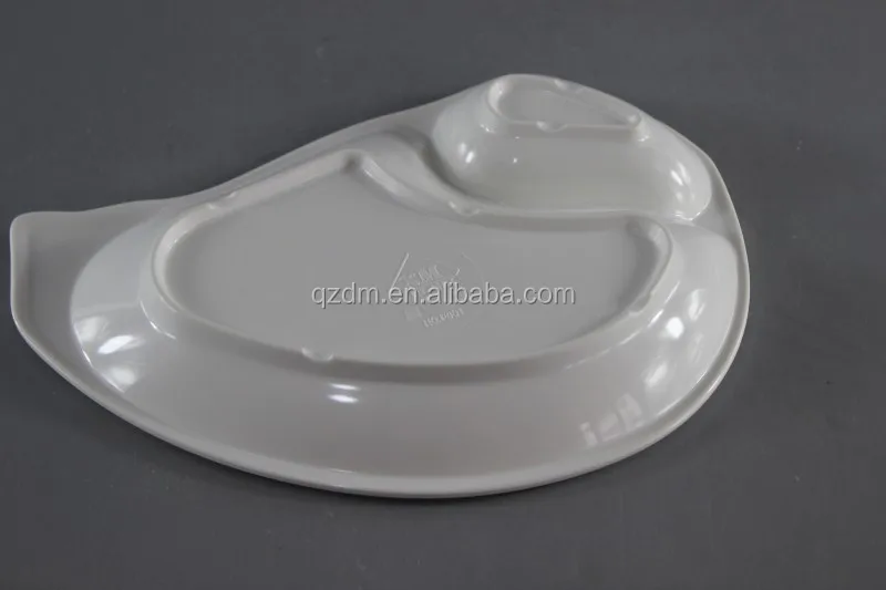 Irregularity Melamine Dinner Plate Plastic Hotel Dish