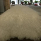 Tibetan Lamb fur Goat Skin rugs Mongolian Sheep Fur plate