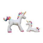 High Quality Inflatable Unicorn Island Water Sprinkler Truck Float Unicorn