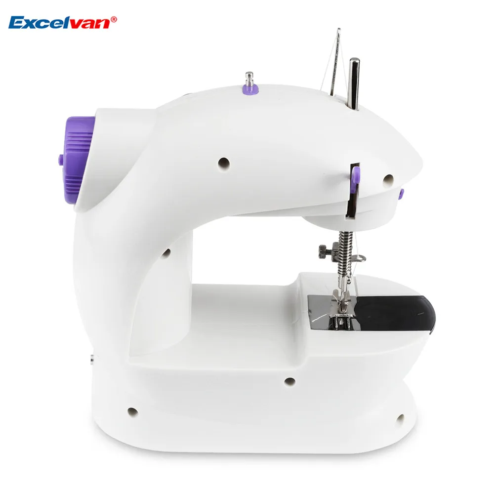 Excelvan Mini Handheld sewing machines Dual Speed Double Thread Multifunction Electric Automatic Tread Rewind Sewing Machine 3