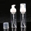New product empty 30ml 50ml 100ml 150ml clear white cosmetic facial cleanser PET plastic mousse foam pump bottle