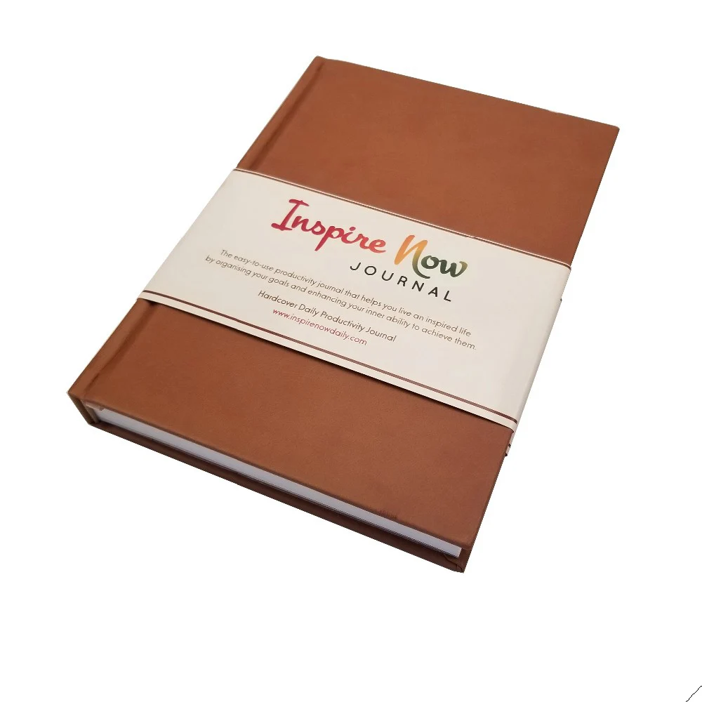 hardcover journal kraft paper spiral composition notebook custom