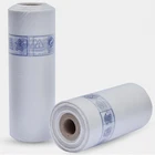 custom printed clear hdpe biodegradable supermarket plastic flat food bag on roll