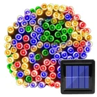 100 led 12mtr solar power string lights waterproof IP65 Christmas led lights for holiday party Outdoor decoration