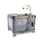 Best Selling Cheap Twin Children Play Fence Baby Game Fence, Kids Portable Baby Playpen Bed/