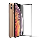 High Aluminum anti-shock perfect fit 5d tempered glass screen protector for iphone X XS XR XSMAX