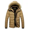 or10702h Factory direct sale men thick coats with fur hood new style male winter jackets