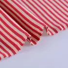 Striped pattern yarn dyed cotton spandex stretch 2x2 rib knit fabric for cuff