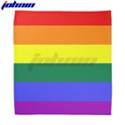 China supplier custom printed gay pride head scarf rainbow bandana