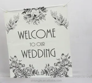 roll up wedding banner