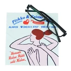 Custom personalized Silk Logo Printed Microfiber Eyeglass Cleaning Cloth