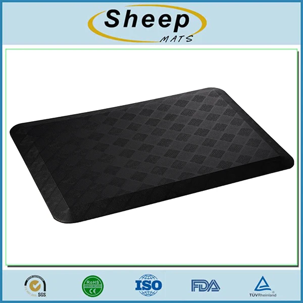 Waterproof pu foam office standing anti fatigue comfort floor mat importer