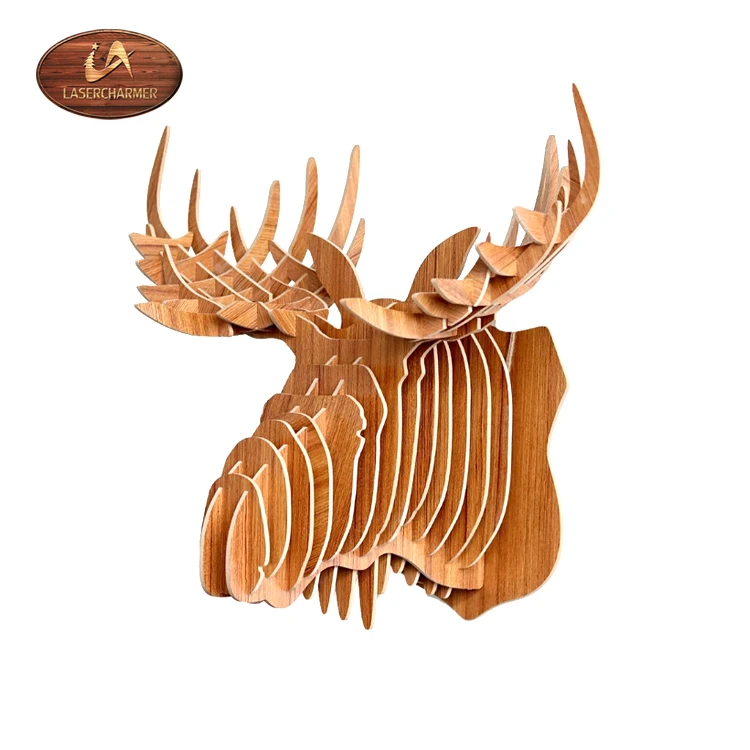 gifts & crafts wood 3d animal head craft wood 288 products found