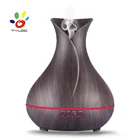 400ml Unique Home Flower Vase Ultrasonic Aroma Air Diffuser Cool Mist Humidifier