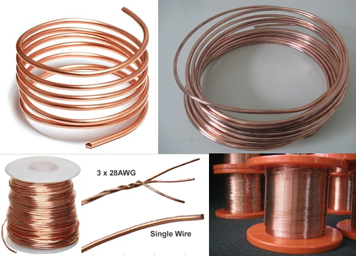 High Purity Single Crystal Copper Wire (occ Wire) 4n To 6n Buy Single