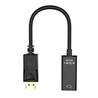 4K Resolution Ready DisplayPort Male to HDMI Female Adapter with Audio Sound