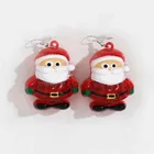 LED Light Up Earrings Santa Claus, Christmas Tree, Snowman ,elk , Flashing Earrings Xmas Holiday Party Favors