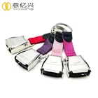 Factory Outlet Metal Safety Buckle Aviator Seat Belt Clip Keychain