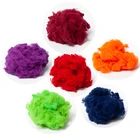 Factory recycled colored polyester fiber staple with good quality