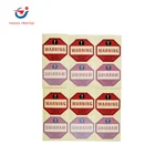 Customized double-sided adhesive waterproof safety warning label