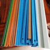 custom plastic coat fiberglass solid rods bars
