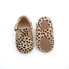 Adorable Mo-hair Leather Circle Rubber Skidproof Baby Tbar Shoes