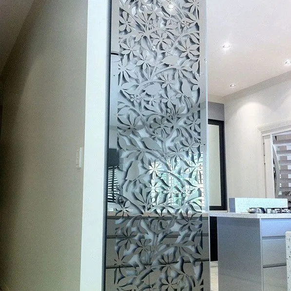 Custom Laser Cut Metal Room Divider /Decorative Panel Privacy Screen /Hotel Partition