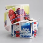Wholesale Free Sample Custom Waterproof Printing Label Sticker