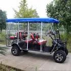 Electric 6 Passenger Hunting Golf Cart with Rain Cover
