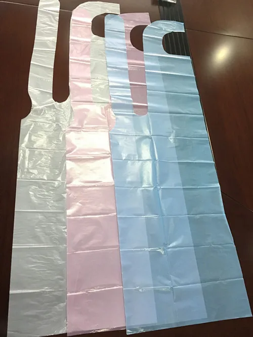 Disposable LDPE apron for kids for food/cooking