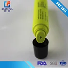 Hot selling round cosmetic plastic lip balm tube containers
